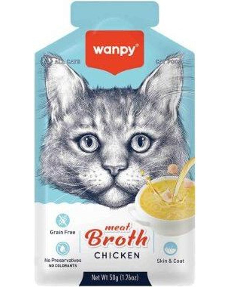 Wanpy Tavuk Etli Sıvı Kedi Çorbası Ödülü 50 gr