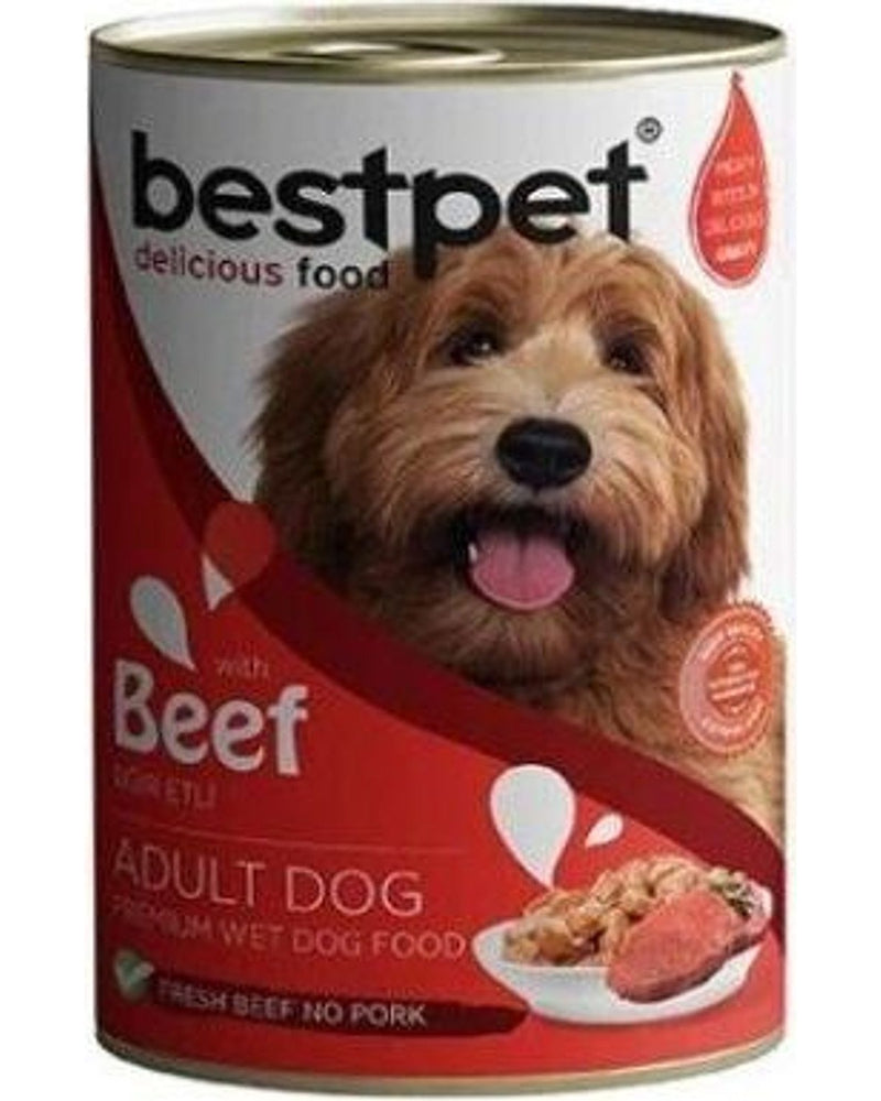 Bestpet Jöleli Parça Sığır Etli Yetişkin Köpek Konservesi 400 gr