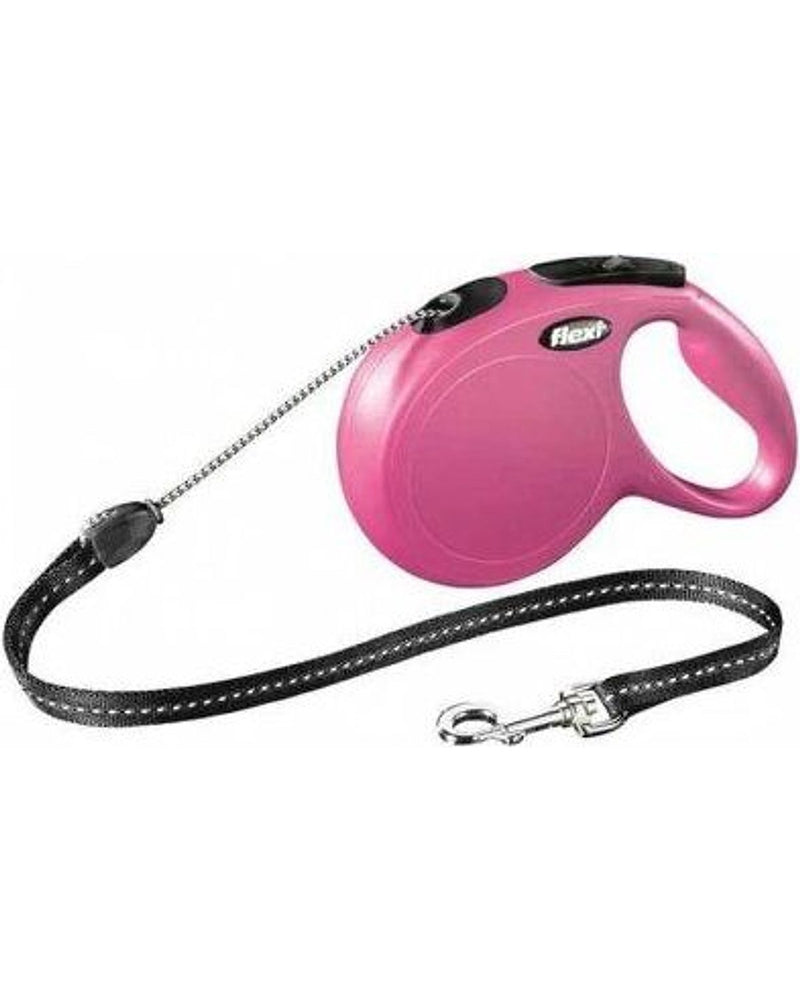 Flexi Pembe 5 m Otomatik İp Köpek Tasması (S)