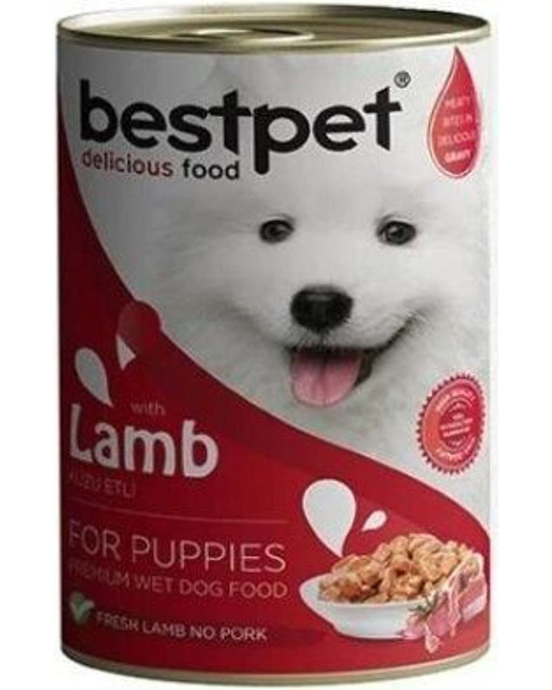 Bestpet Jöleli Parça Kuzu Etli Yavru Köpek Konservesi 400 gr