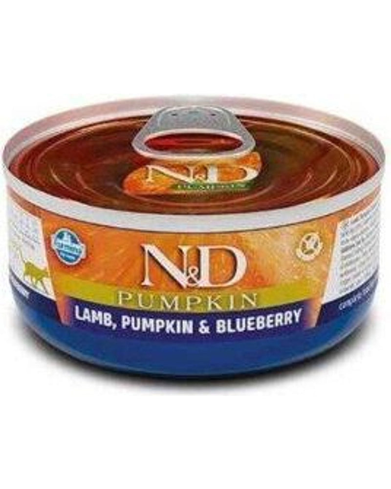N&D Pumpkin Kuzu Etli Balkabaklı Tahılsız Kedi Konservesi 70 gr