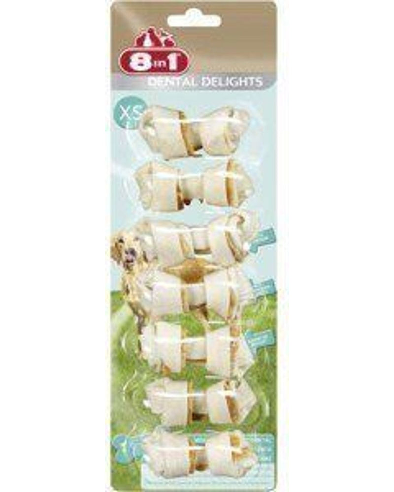 8in1 Delights Dental Ağız Bakım Kemiği XS 7'li 84 gr