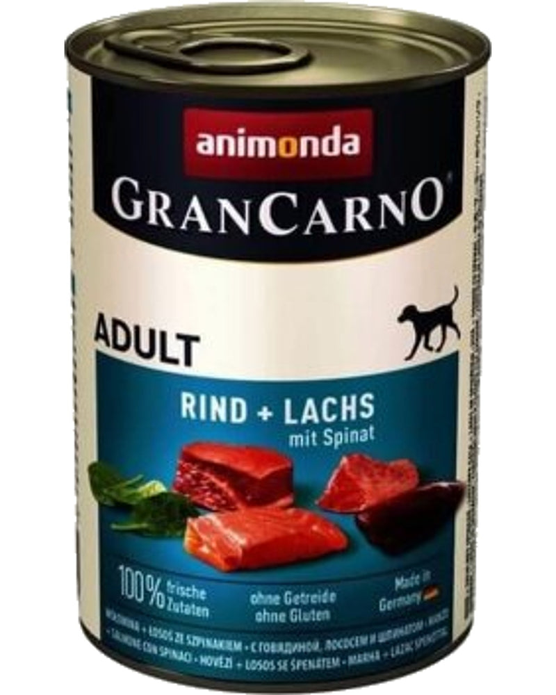 Animonda Gran Carno Sığır Etli Ispanaklı Köpek Konservesi (400 gr)
