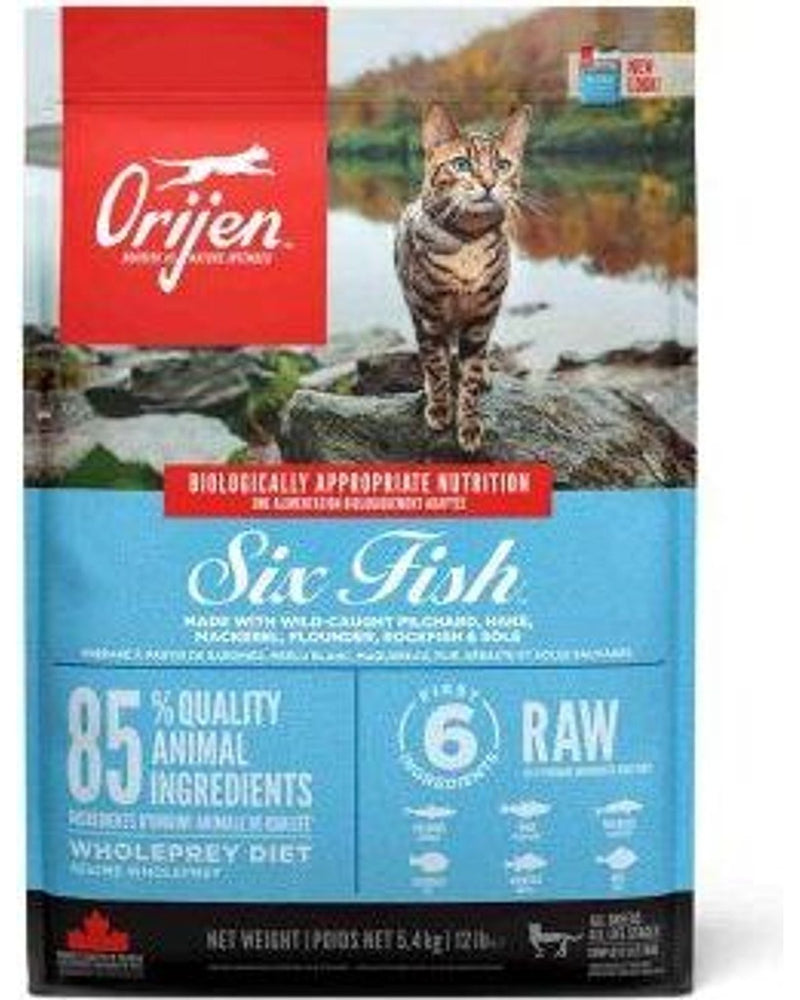 Orijen Six Fish 6 Balıklı Tahılsız Yetişkin Kedi Maması 5,4 kg