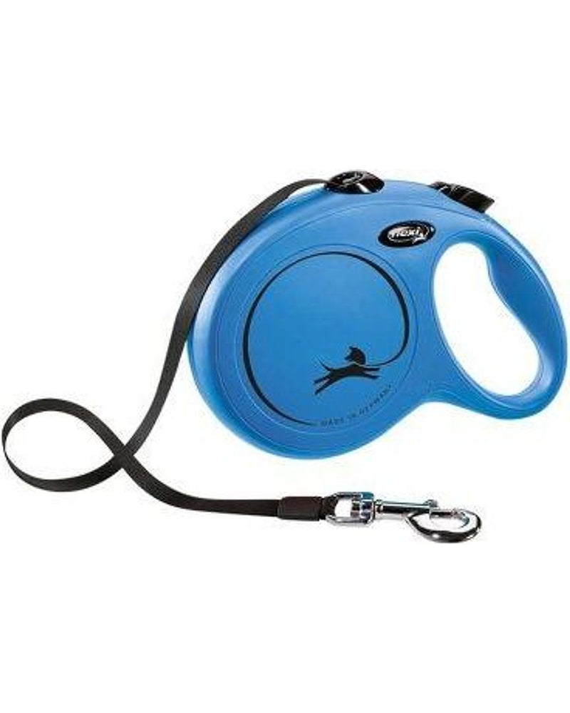 Flexi Mavi 8 m Otomatik Şerit Köpek Tasması (L)