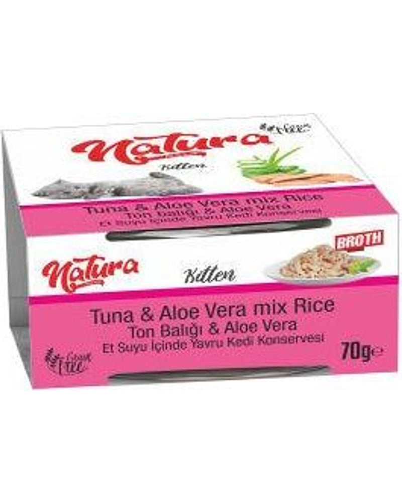 Natura Ton Balıklı ve Aloe Veralı Yavru Kedi Konservesi 70 gr