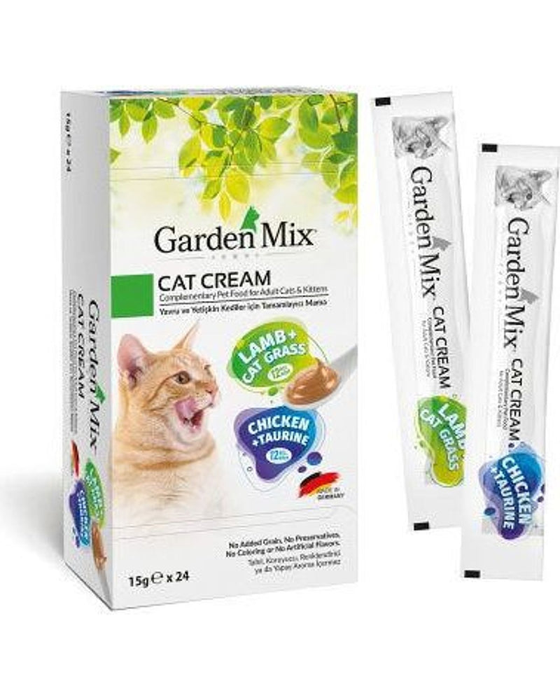 Garden Mix Tavuk ve Kuzulu Krema Kedi Ödülü 15 gr 24'lü x 24