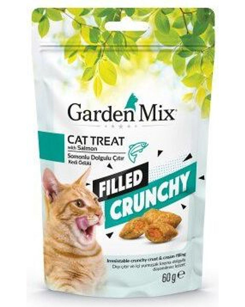 Garden Mix Somon Dolgulu Çıtır Kedi Ödülü 60 gr