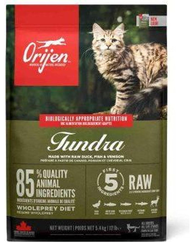 Orijen Tundra Karaca, Alabalık ve Ördekli Tahılsız Kedi Maması 5,4 kg