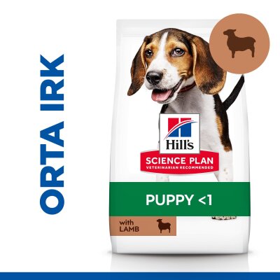 Hill's Science Plan Kuzu-Pirinçli Orta Irk Yavru Köpek Maması 2,5 kg