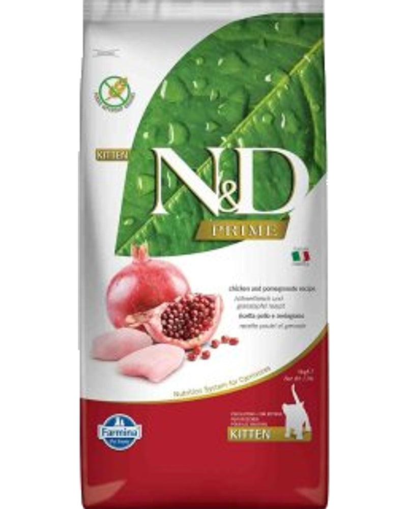 N&D Tahılsız Tavuklu ve Narlı Yavru Kedi Maması 5 kg