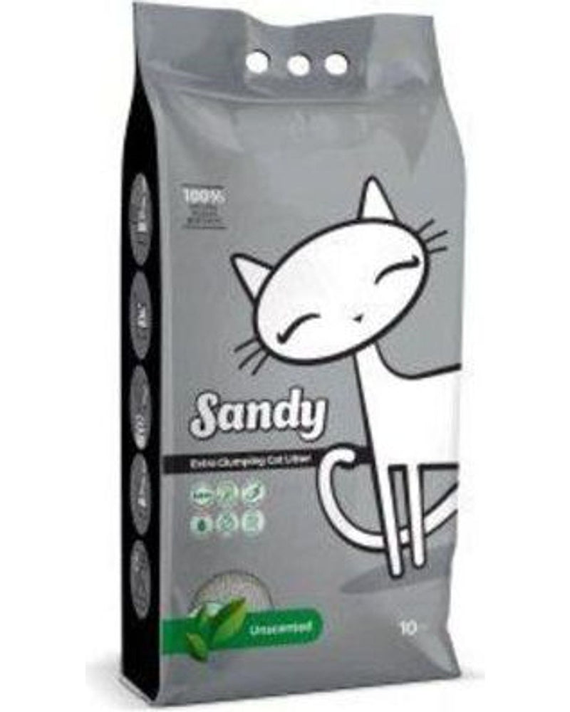 Sandy Kokusuz Hipoalerjenik Topaklanan Bentonit Kedi Kumu 10 L