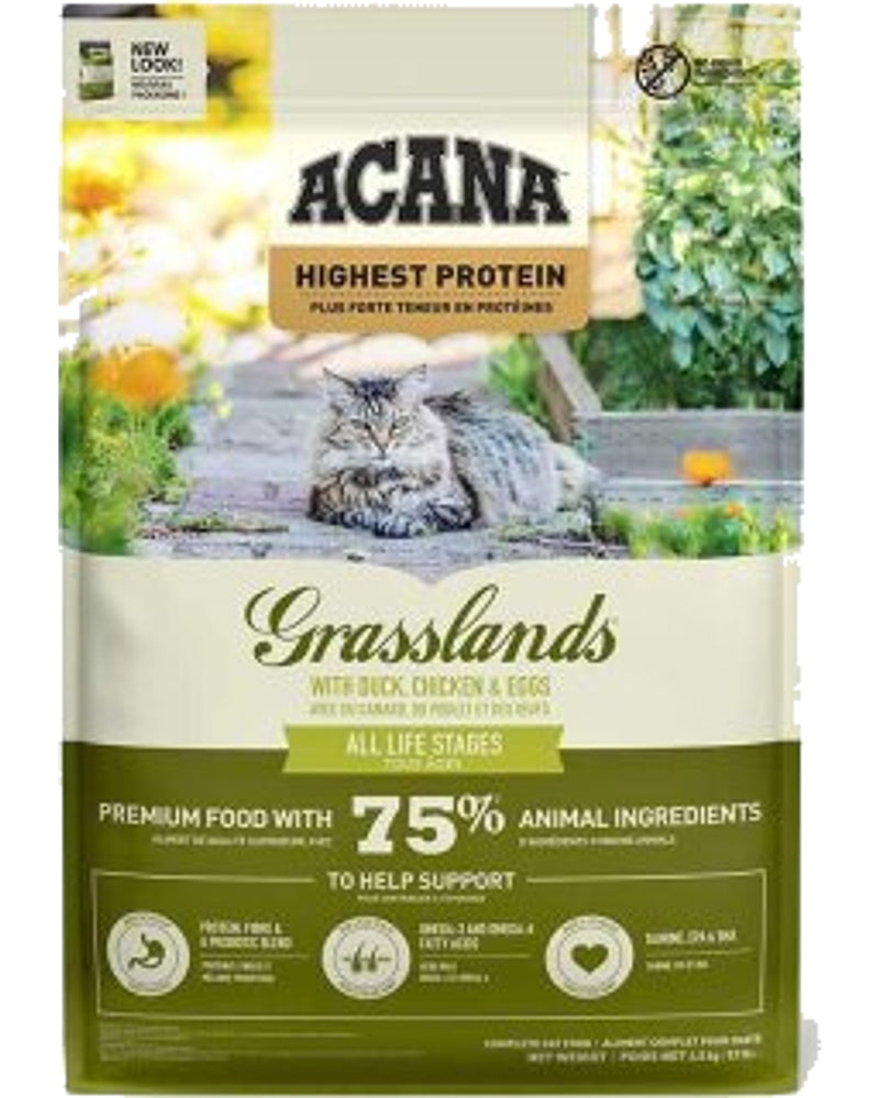 Acana Grasslands Ördekli Tavuklu Tahılsız Kedi Maması 4,5 kg