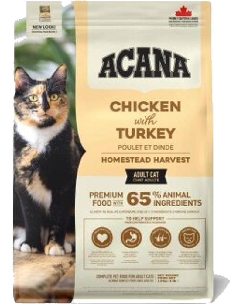 Acana Tavuklu Hindili Yüksek Proteinli Tahılsız Kedi Maması 1,8 kg