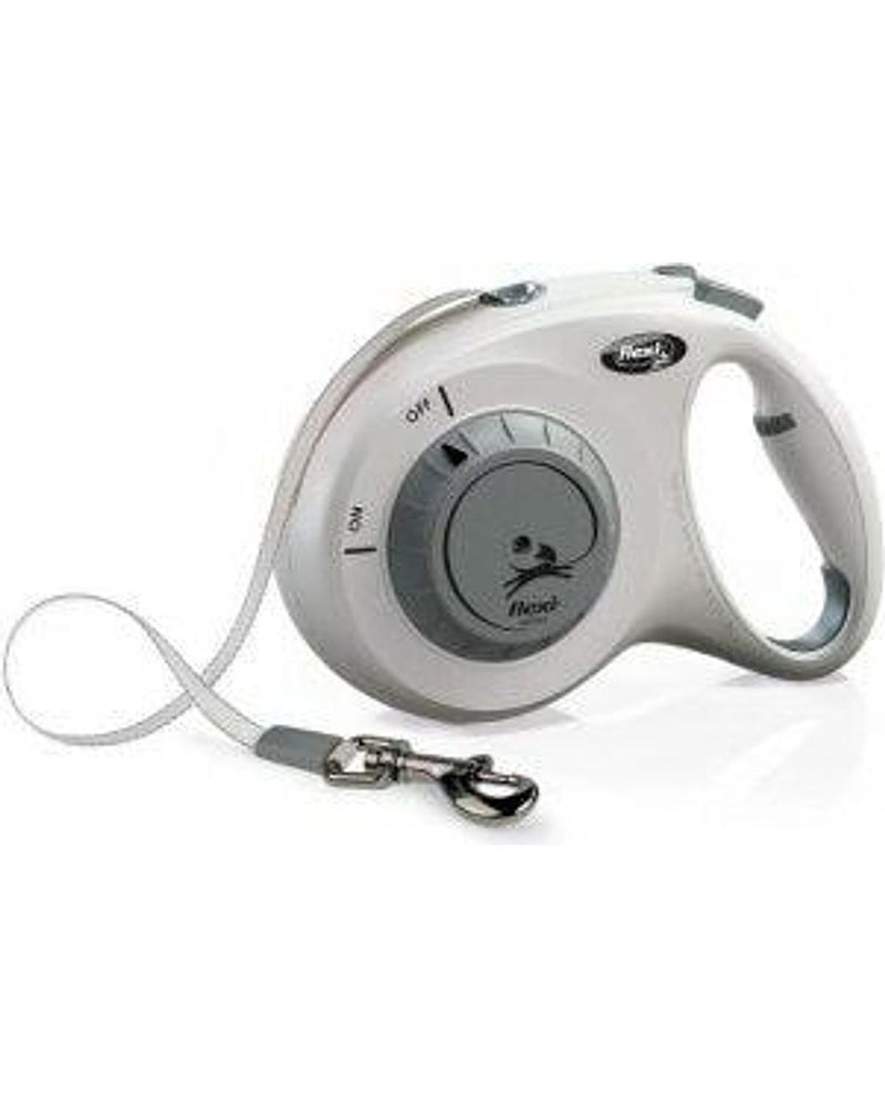 Flexi Select 0-7 m Otomatik Şerit Tasma Açık Gri (max 25 kg)