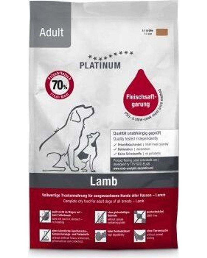 Platinum Yüksek Etli Kuzulu Yetişkin Köpek Maması 15 kg