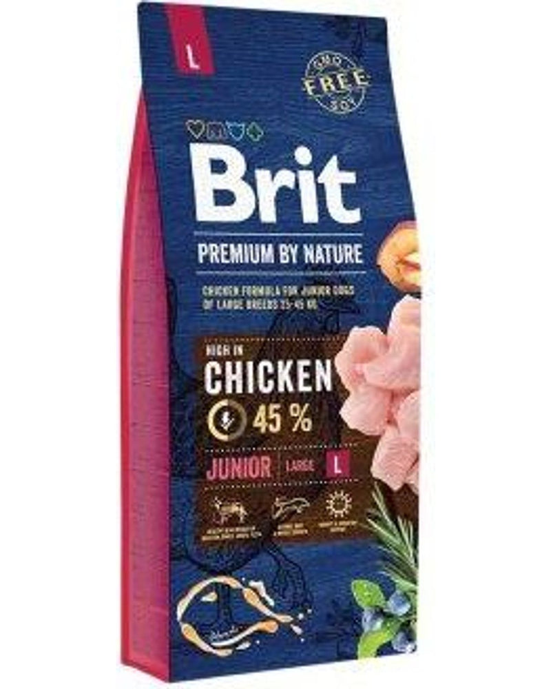 Brit Premium Tavuklu Büyük Irk Yavru Köpek Maması 15 kg