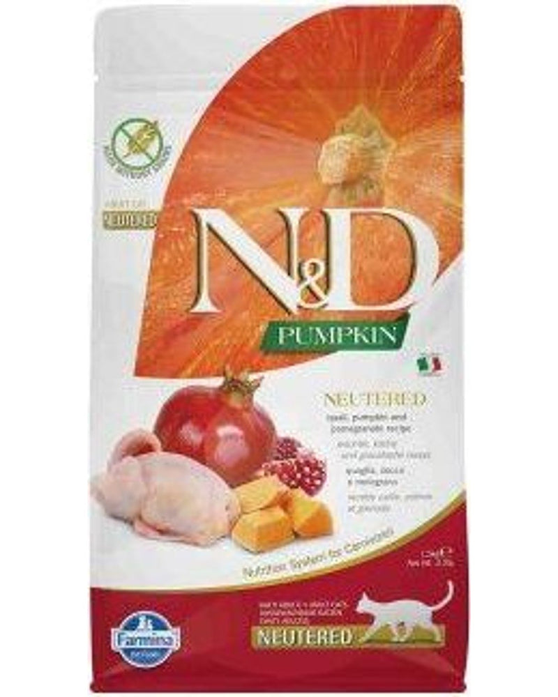 Kısırlaştırılmış Kediler için Tahılsız Bıldırcınlı 1,5 kg Mama