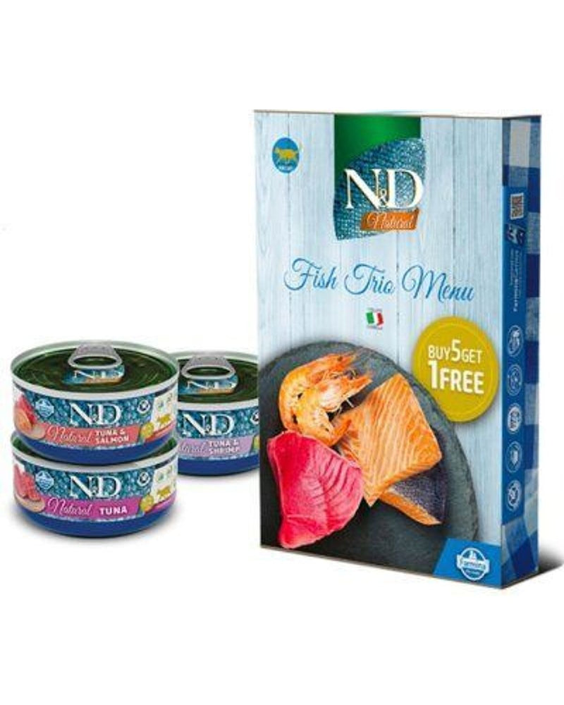 N&D Balık Çeşitleri Yetişkin Kedi Konservesi 70 gr
