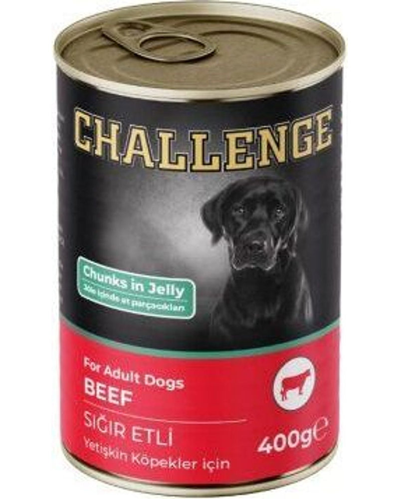 Challenge Sığır Etli Yetişkin Köpek Yaş Maması 400 gr