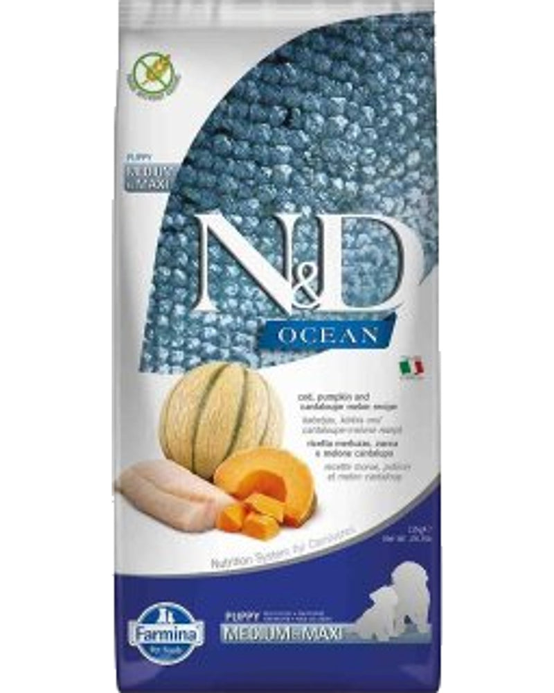 N&D Tahılsız Morina Balıklı Yavru Köpek Maması 12 kg