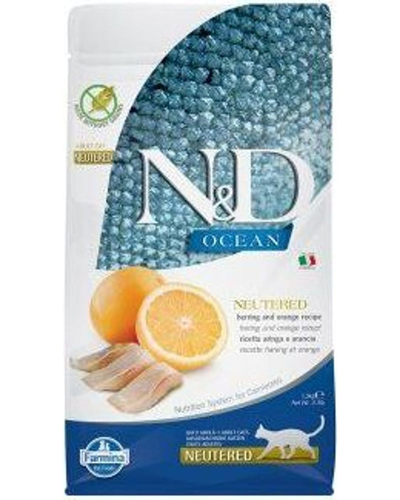 Kısırlaştırılmış için Tahılsız Ringa Balıklı 1,5 kg Kedi Maması