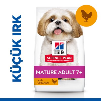 Hill's Science Plan +7 Yaşlı Küçük Irk Tavuklu Köpek Maması (1,5 kg)