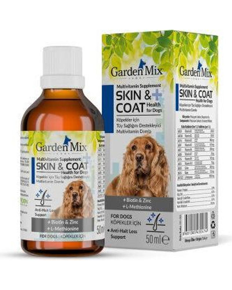 Garden Mix Biyotinli Köpek Tüy Sağlığı Damlası 50 ml