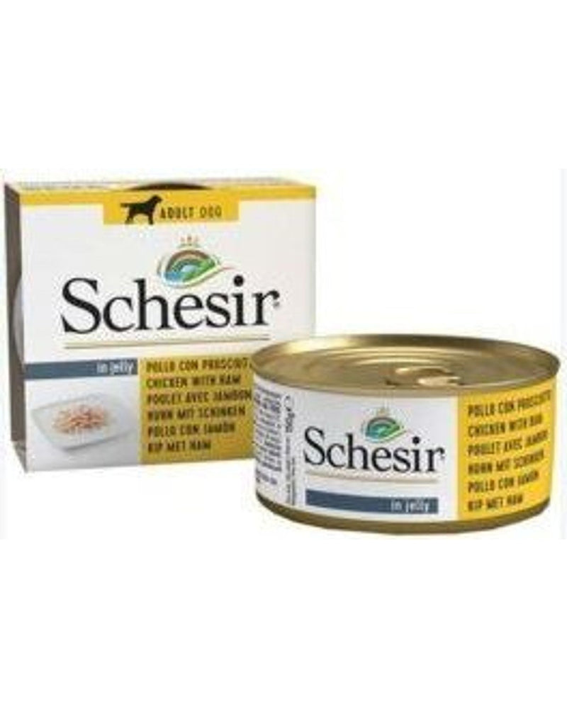 Schesir Tavuk Fileto ve Jambonlu Köpek Konservesi 150 gr