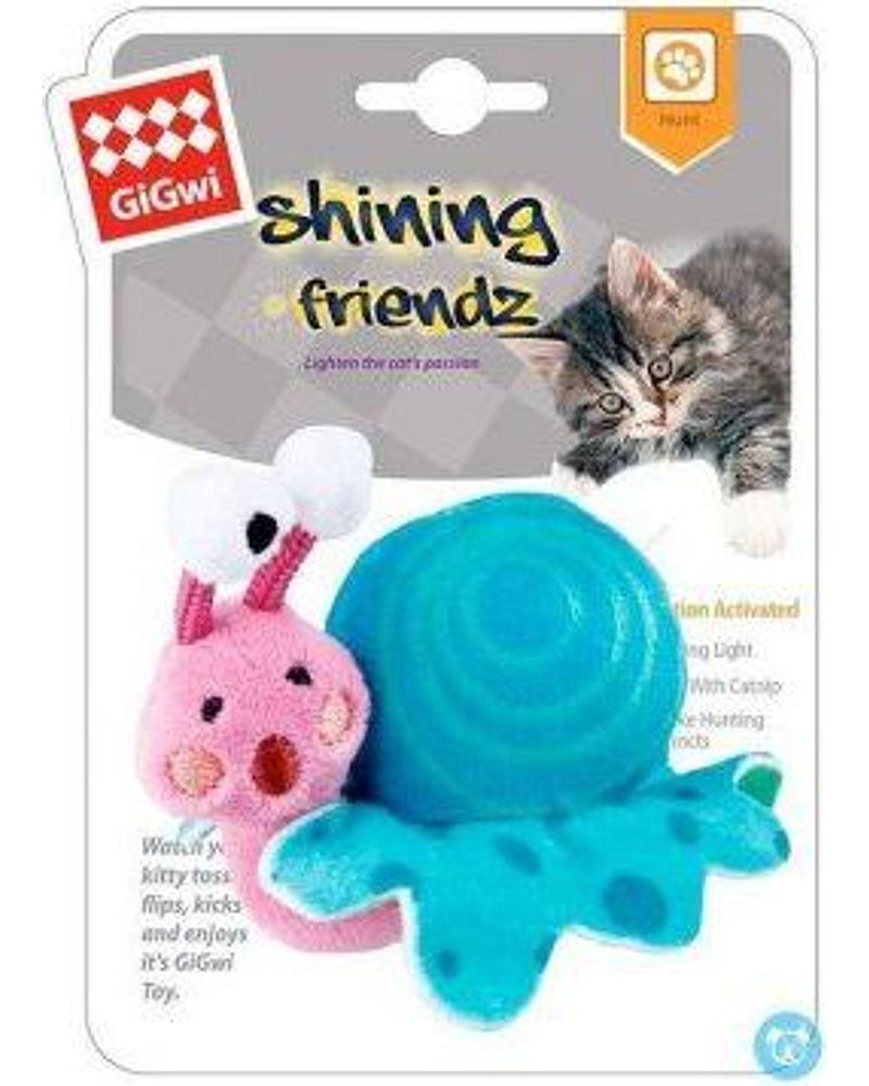 Gigwi Catnipli Işıklı Salyangoz Kedi Oyuncağı