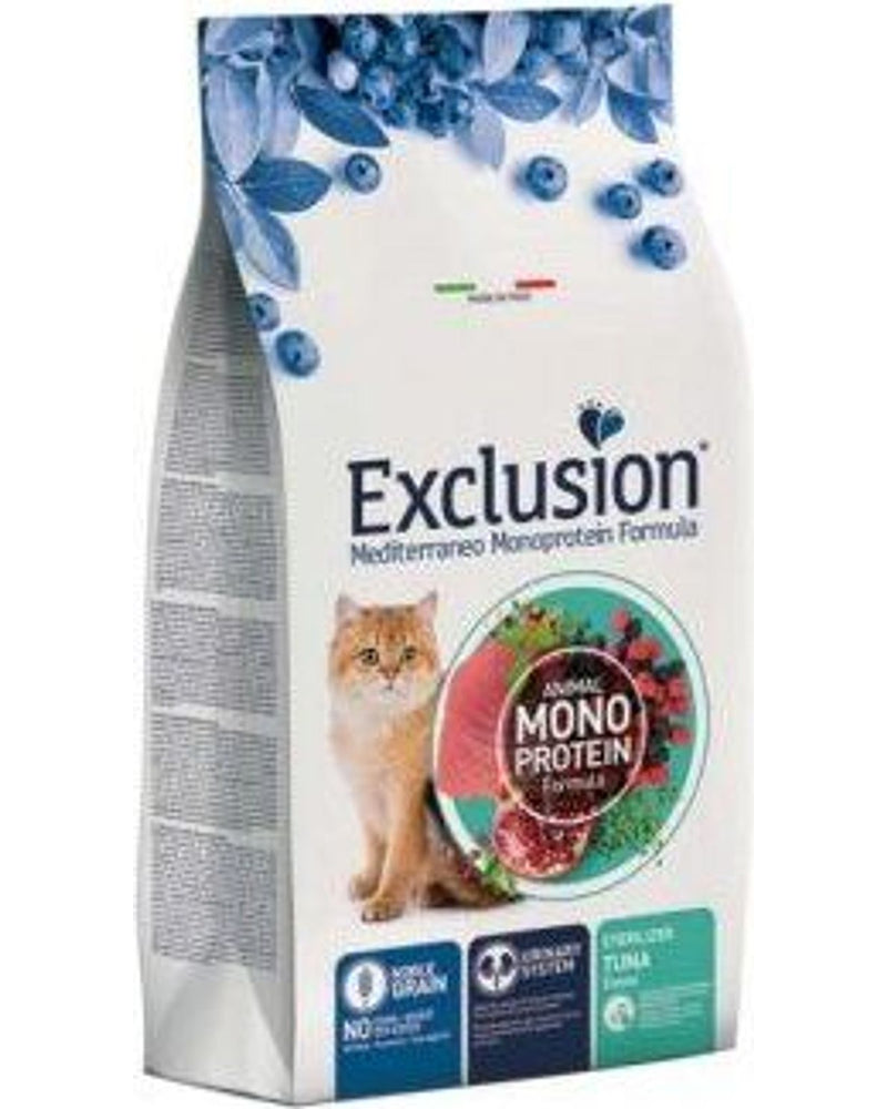 Exclusion Monoprotein Ton Balıklı Kısırlaştırılmış Kedi Maması 1,5 kg