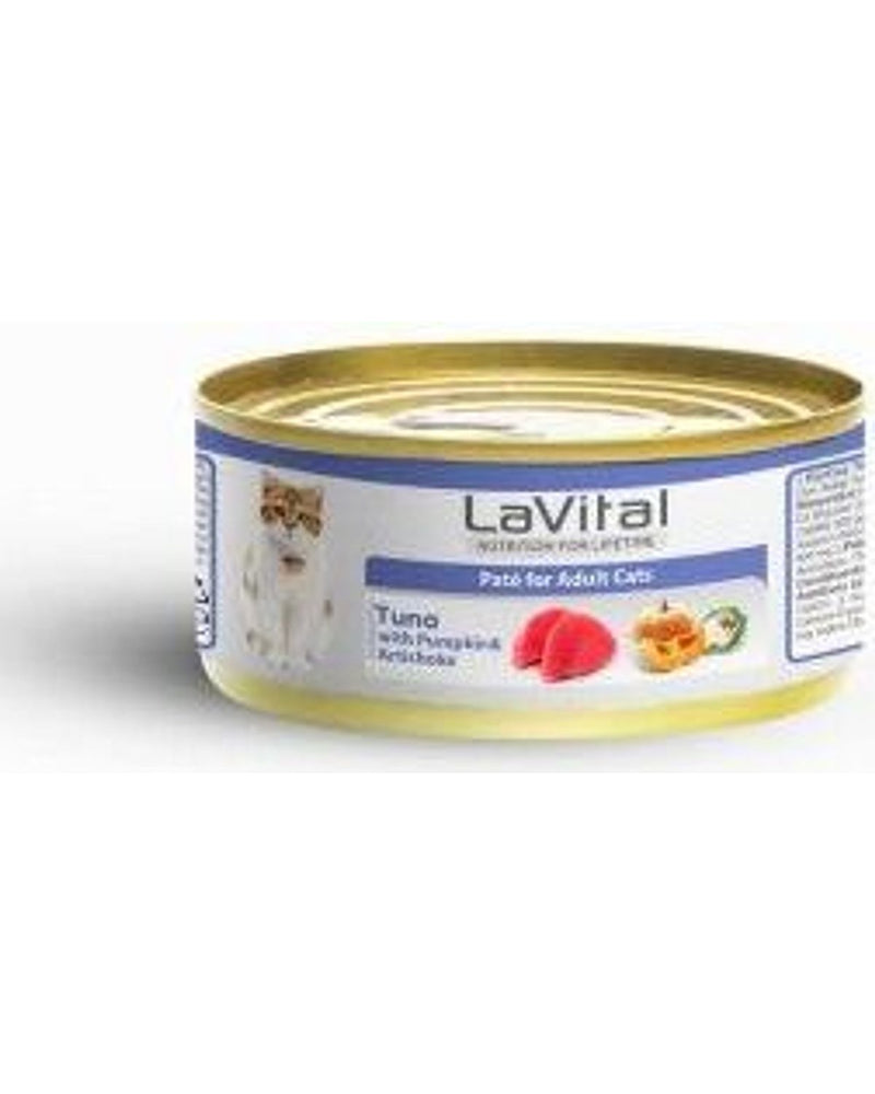 LaVital Ton Balıklı ve Enginarlı Yetişkin Yaş Kedi Maması 85 gr