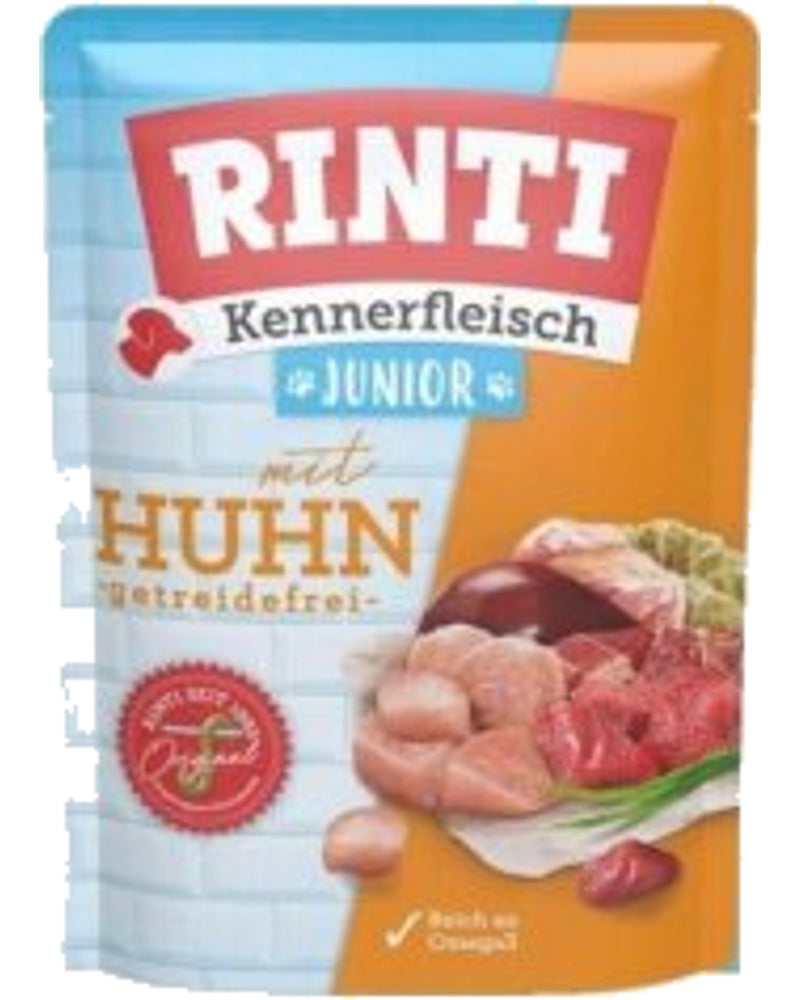 RINTI Tahılsız Tavuklu Yavru Köpek Yaş Maması 400 gr