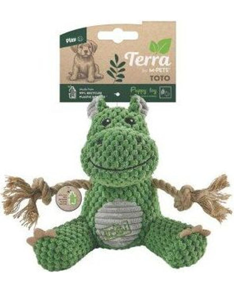 M-Pets Geri Dönüştürülmüş Peluş Yavru Köpek Oyuncağı 17 cm