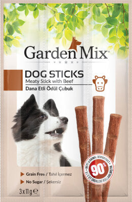 Garden Mix Dana Etli Çubuk Köpek Ödülü 3 x 11 gr