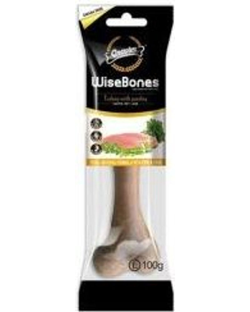 Gnawlers Wise Bone Hindili Tahılsız Köpek Ödül Kemiği 100 g (L)