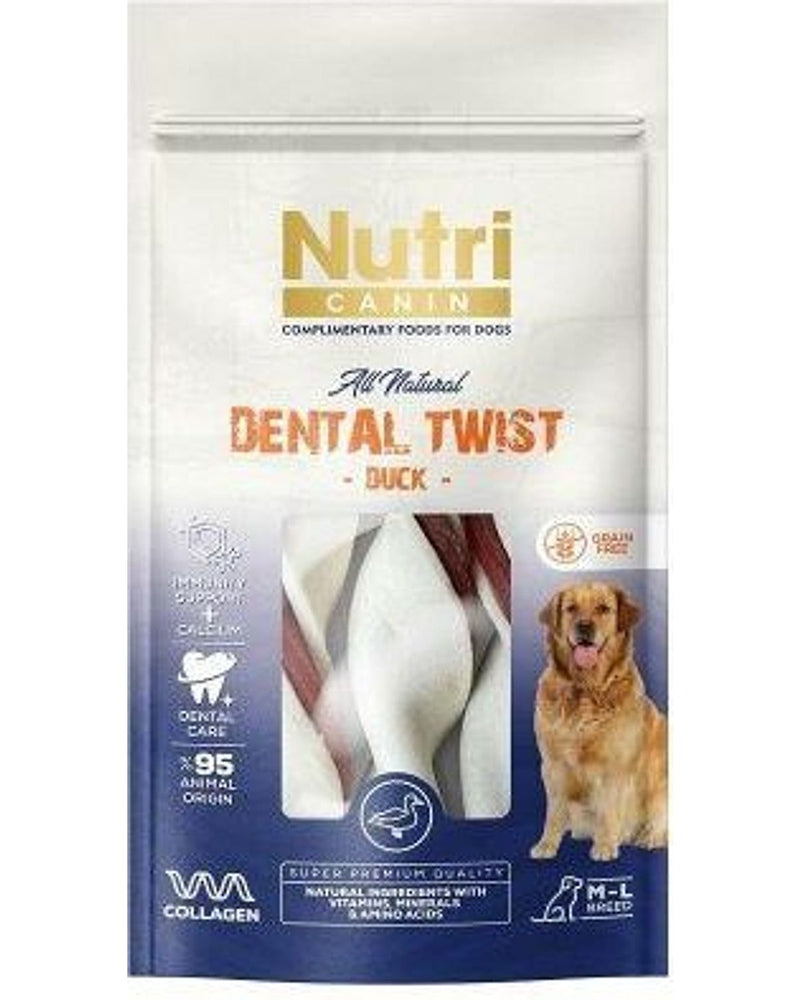 Nutri Canin Ördekli Dental Burgu Köpek Ödülü 80 gr