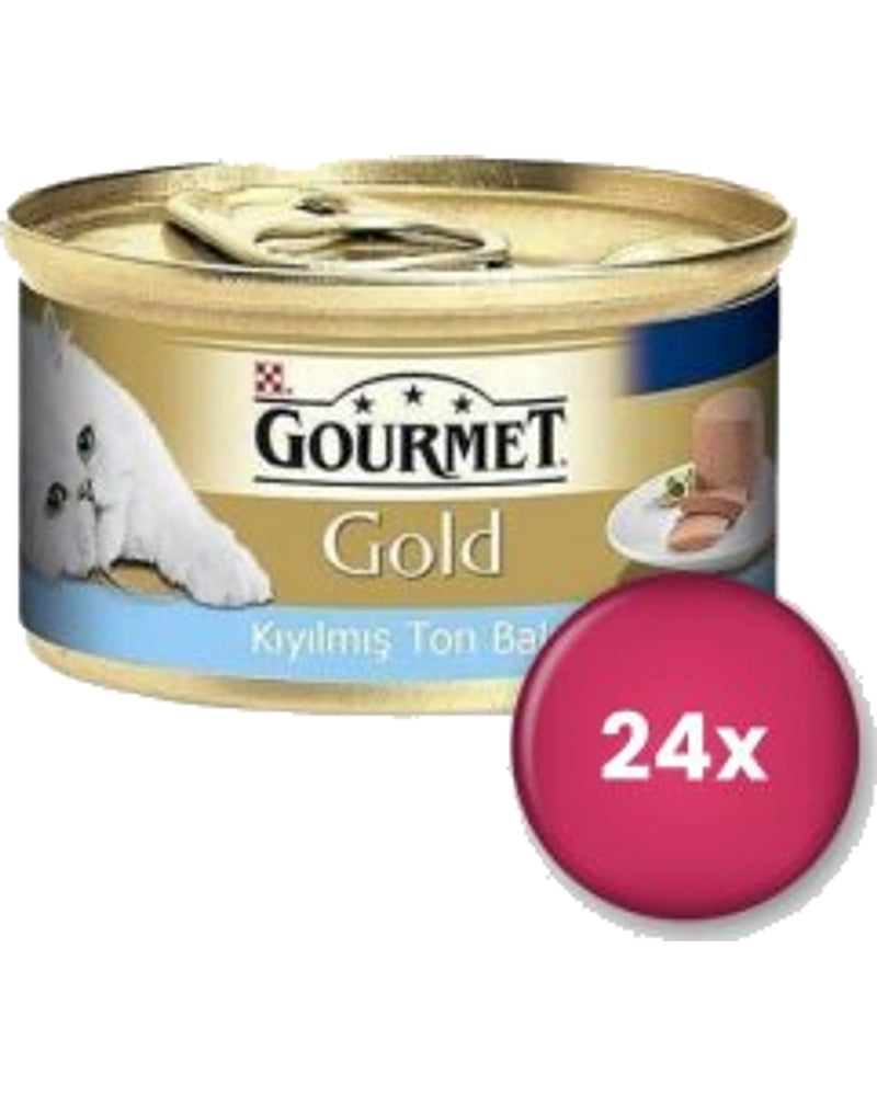Yetişkin için Kıyılmış Ton Balıklı 24 x 85 gr Yaş Kedi Maması