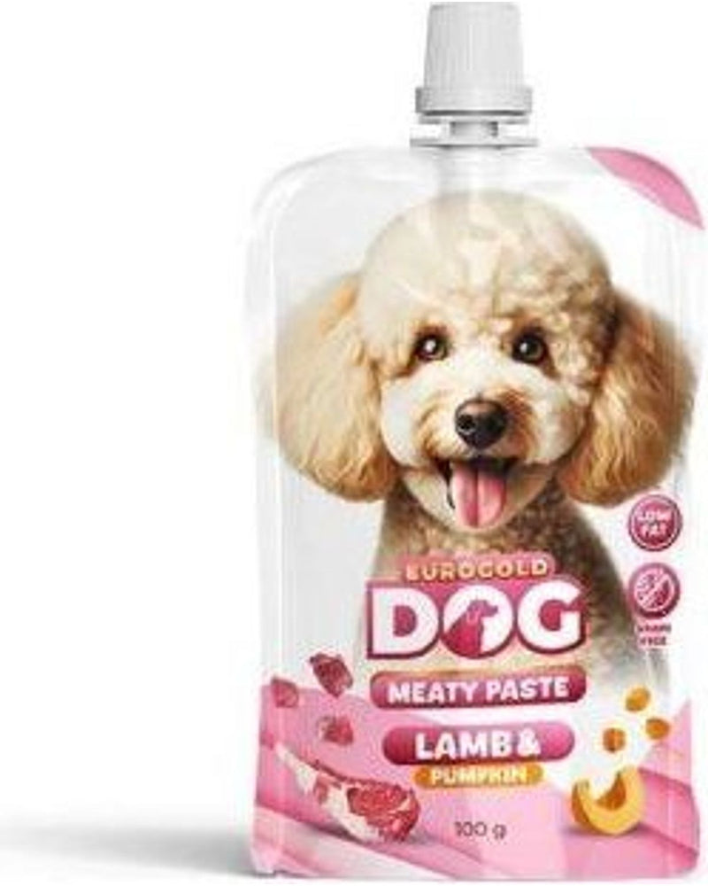 Eurogold Taze Kuzulu Balkabaklı Köpek Et Ezmesi Ödülü 90 gr