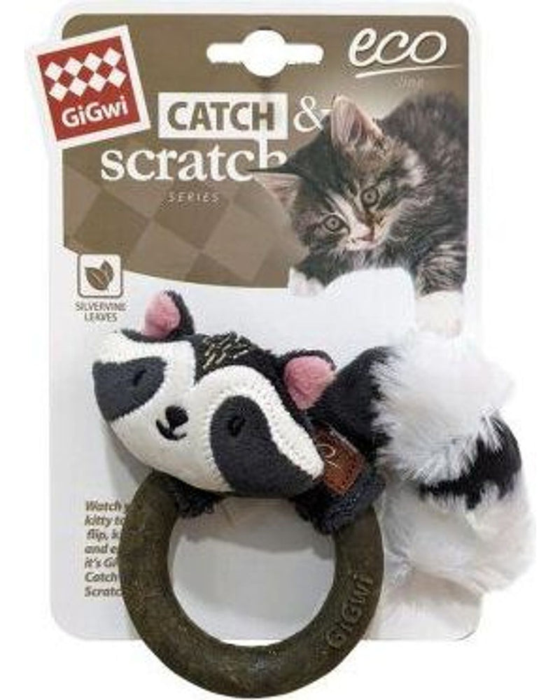 Gigwi Catnipli Rakun Peluş Kedi Oyuncağı