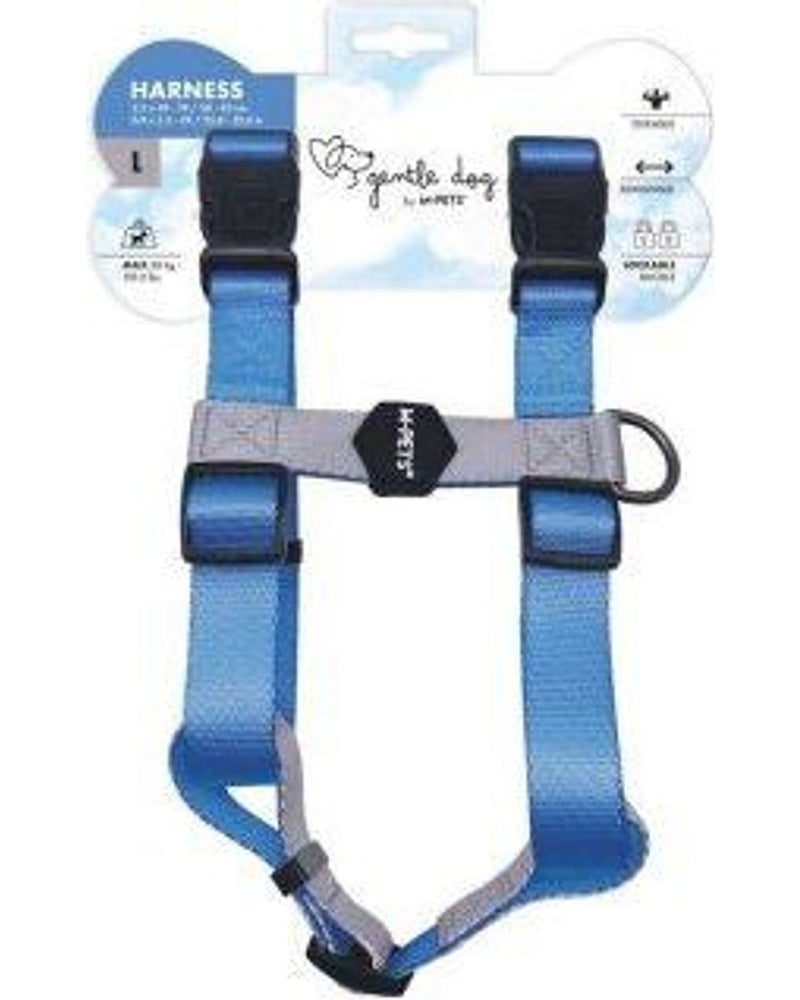 M-Pets Yumuşak Dolgulu Köpek Göğüs Tasması (Mavi, L)