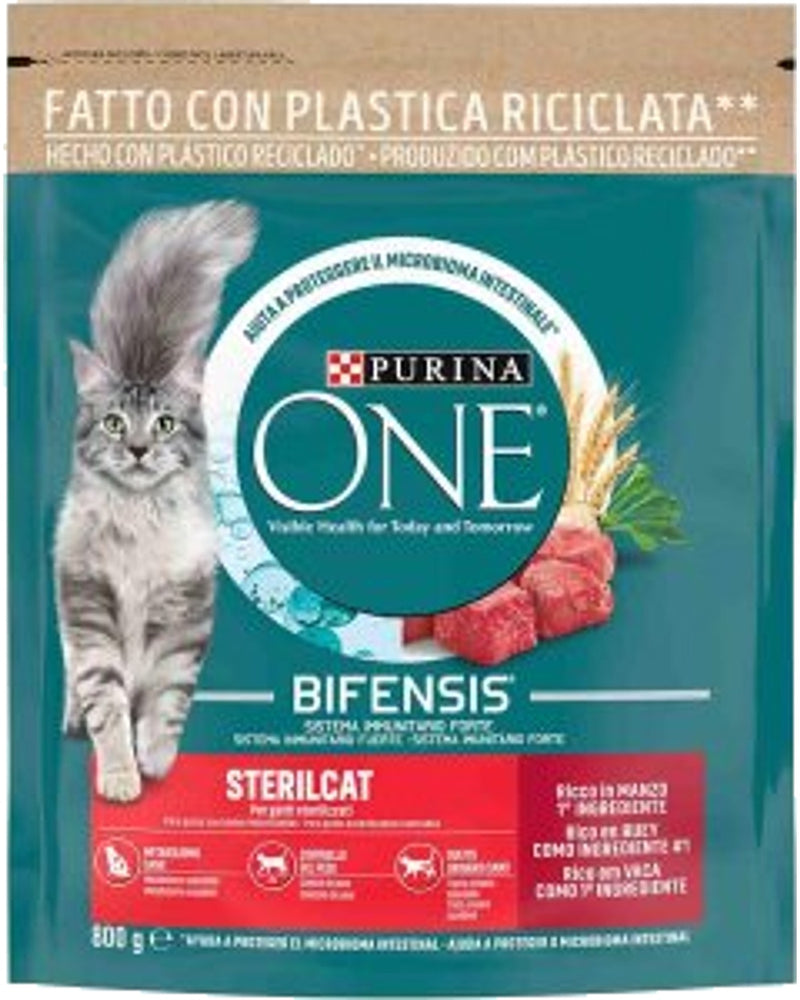 Purina One Sığır Etli Kısırlaştırılmış Kuru Kedi Maması 800 gr