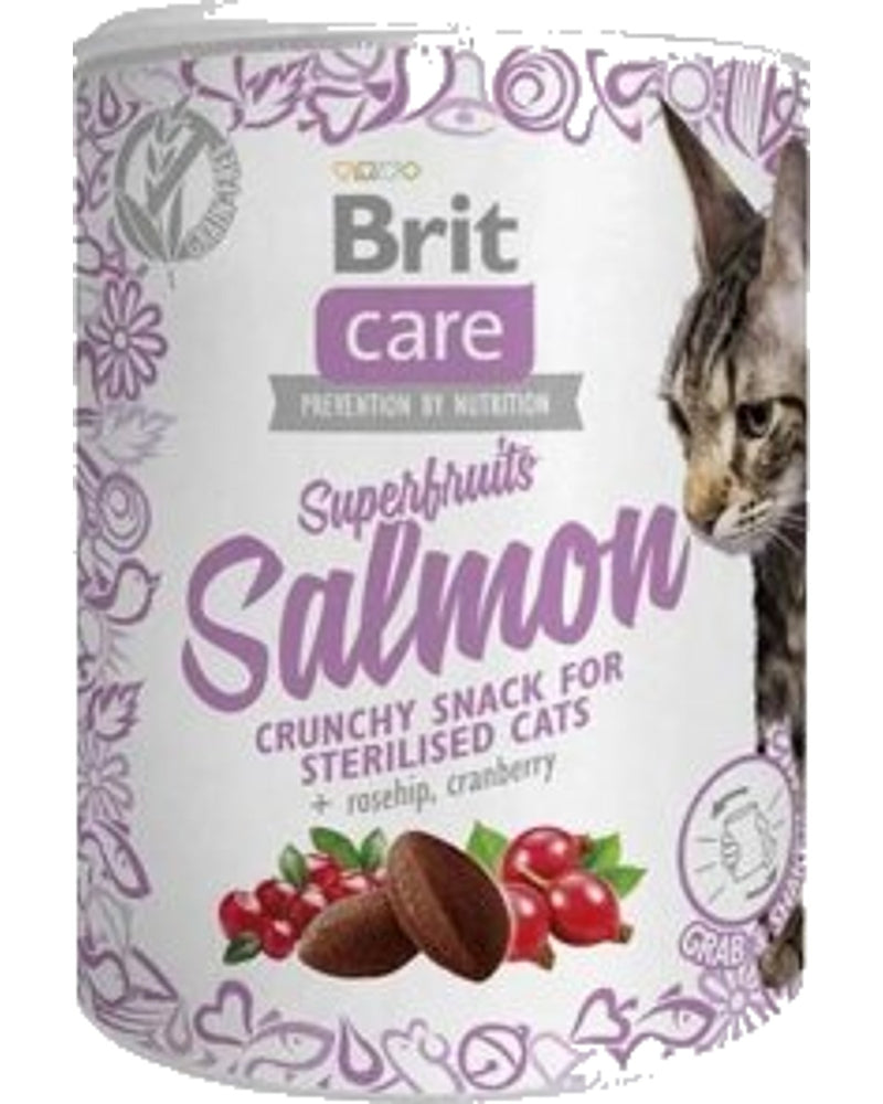 Brit Care Glutensiz Somonlu Kısırlaştırılmış Kedi Ödülü 100 gr