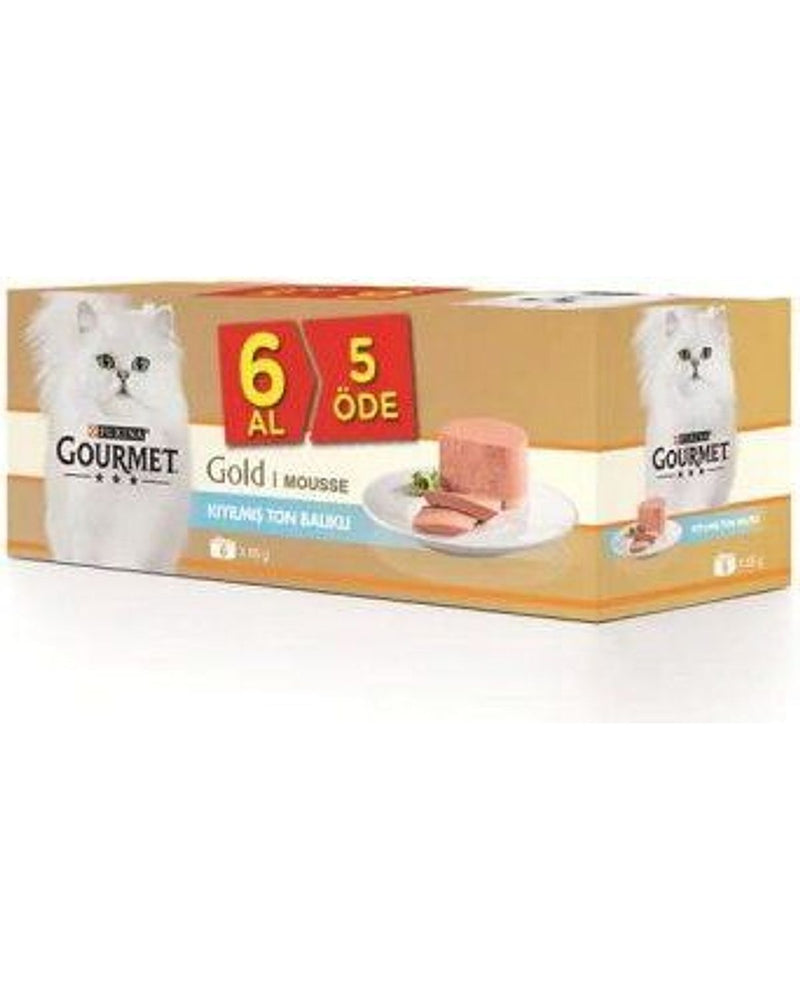 Gourmet Gold Kıyılmış Ton Balıklı Kedi Konservesi 85 gr (6 Al 5 Öde)
