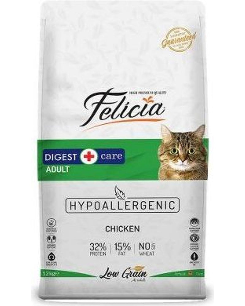 Yetişkin için Tavuk Hamsili Düşük Tahıllı 12 kg Kedi Maması