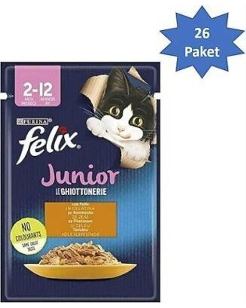 Felix Tavuk Etli Yavru Kedi Konservesi 85 gr x 26 Adet