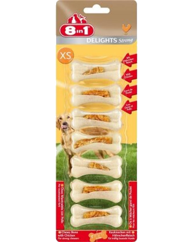 Tavuklu Küçük Irk Çiğneme Ödül Kemiği XS 7'li 140 gr