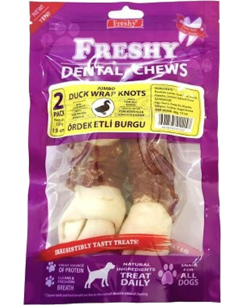 Freshy Ördek Etli Çiğneme Çubuğu Köpek Ödülü 15 cm 2'li