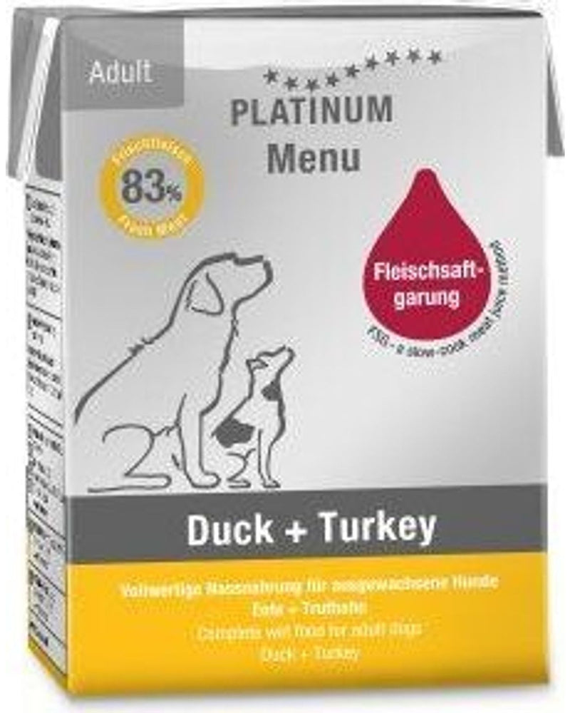 Platinum Ördekli ve Hindili Yetişkin Köpek Yaş Maması 185 gr