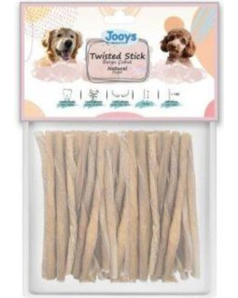 Jooys Naturel Burgu Köpek Çiğneme Çubuğu 100'lü